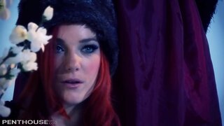 Penthouse Lezbejke Dani Marie i jebemo jedna drugu u snijegu