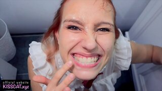 Faciem Irrumabo Deepthroat enim Puer Parvulus, et Cum in Dentes Purgat